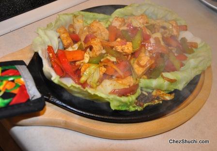 sizzling vegetables